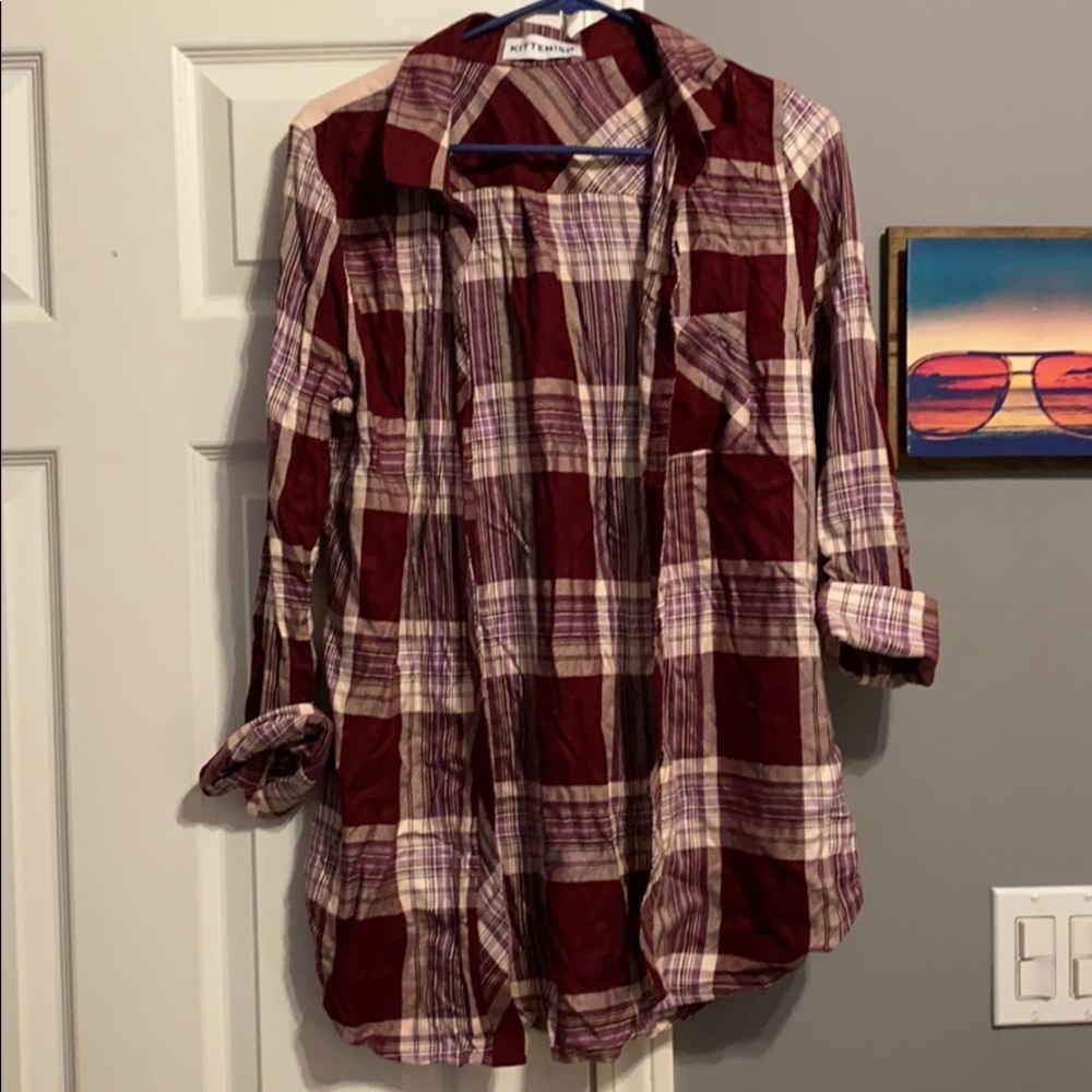 Kittenish Plaid Shirt